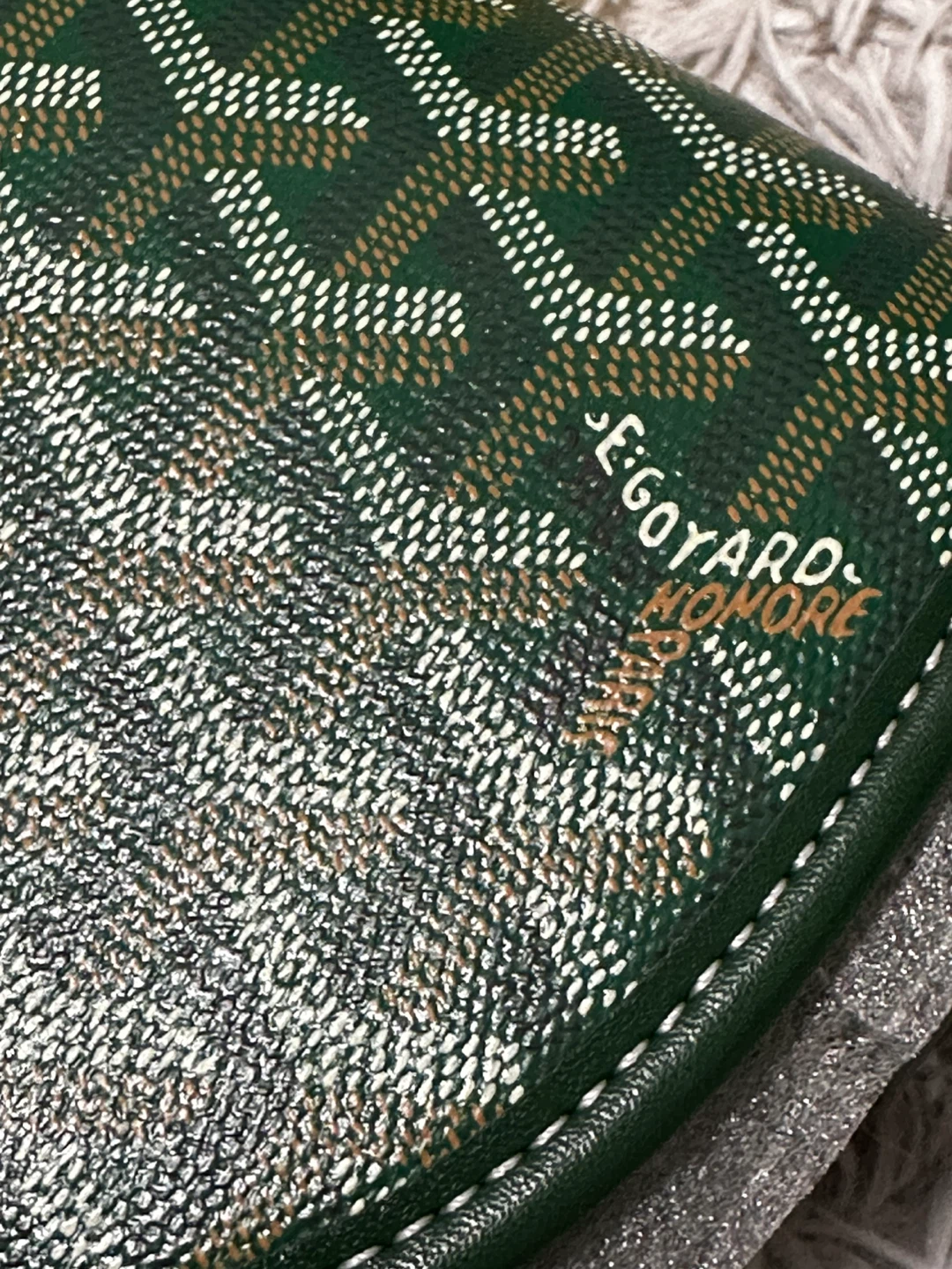 Goyard Green Monogram Crossbody Bag with Dust Bag - photo 5