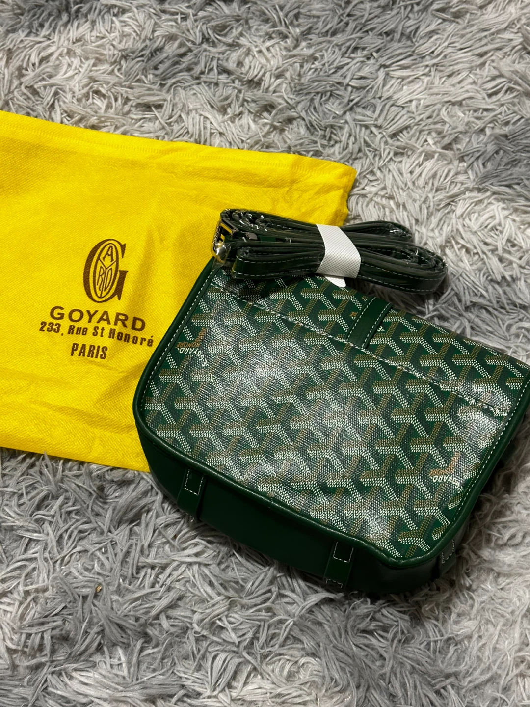 Goyard Green Monogram Crossbody Bag with Dust Bag - photo 2