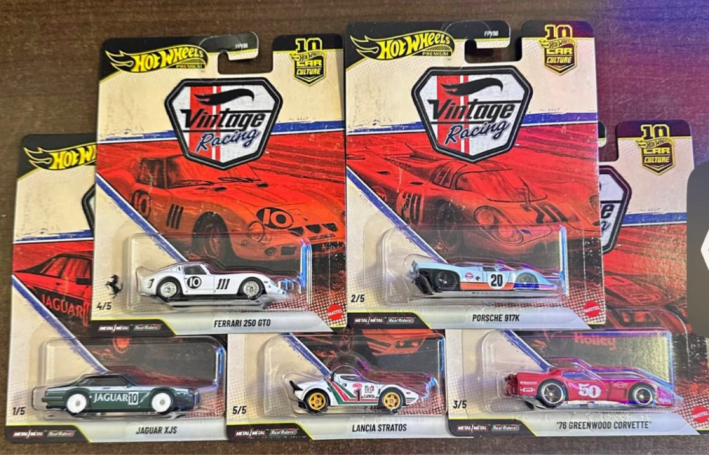 Hot Wheels Car Culture Vintage Racing Diecast Cars