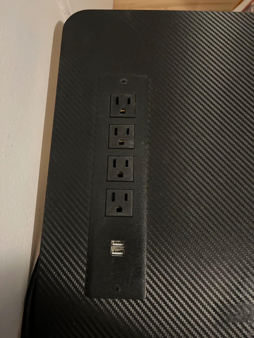 Gaming Desk with Built-in Power - photo 2