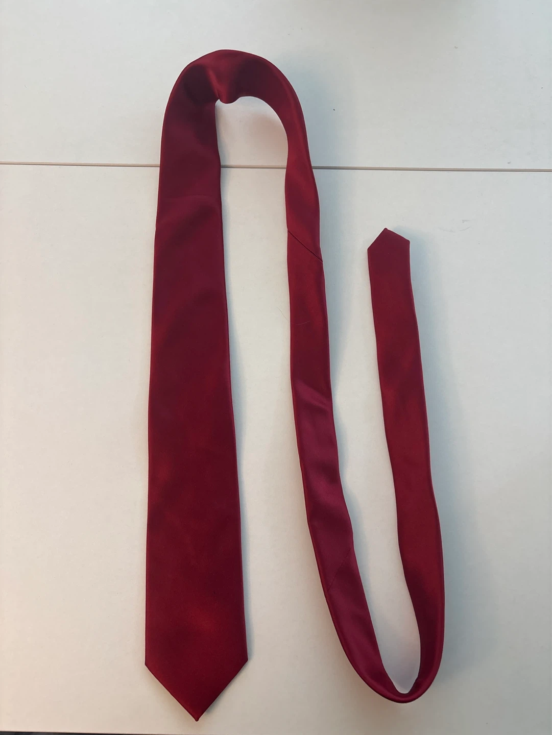 Haggar Burgundy Tailored Flex Necktie #CLEANOUT