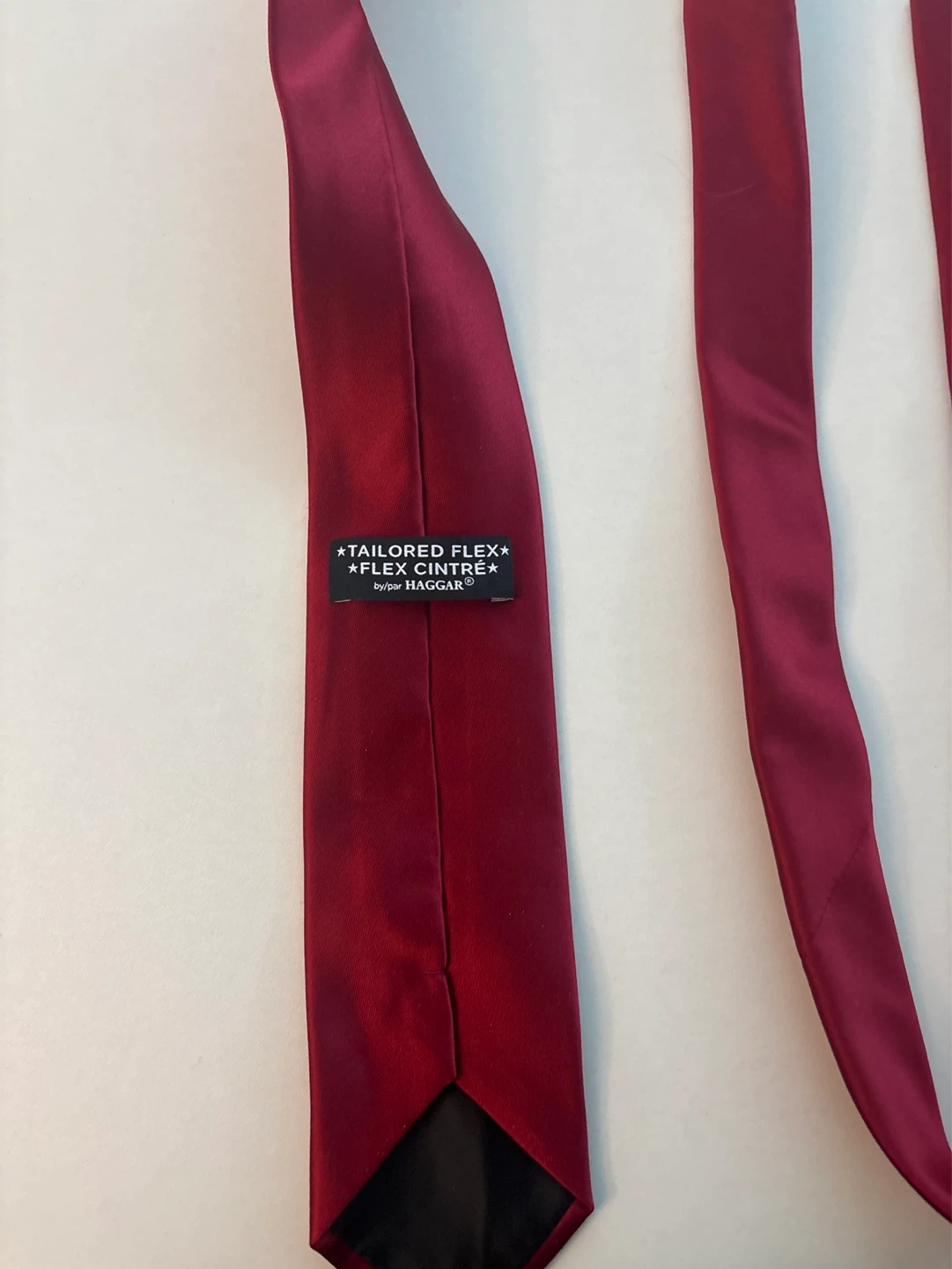 Haggar Burgundy Tailored Flex Necktie #CLEANOUT - photo 2