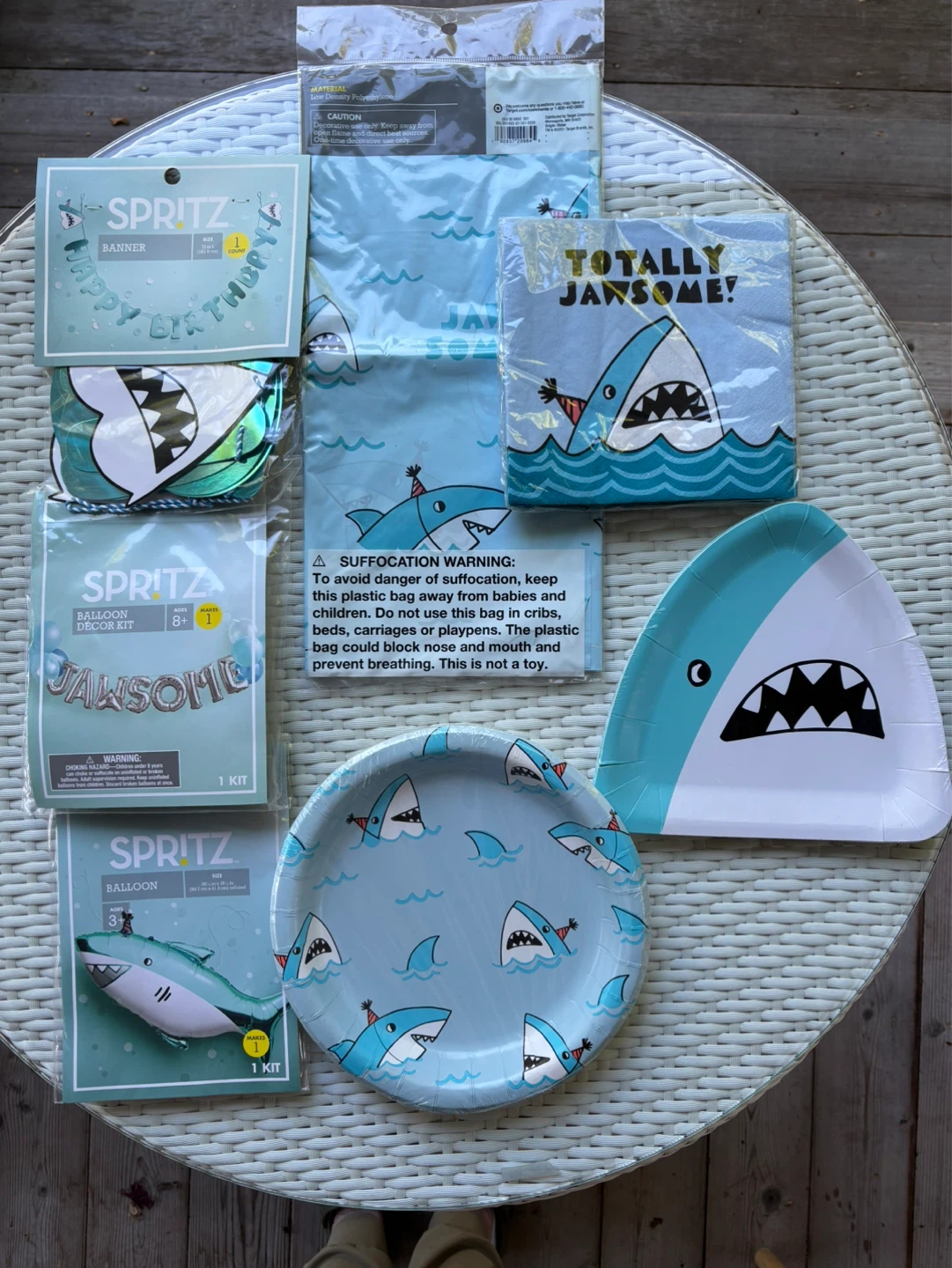 Shark birthday party bundle - photo 2