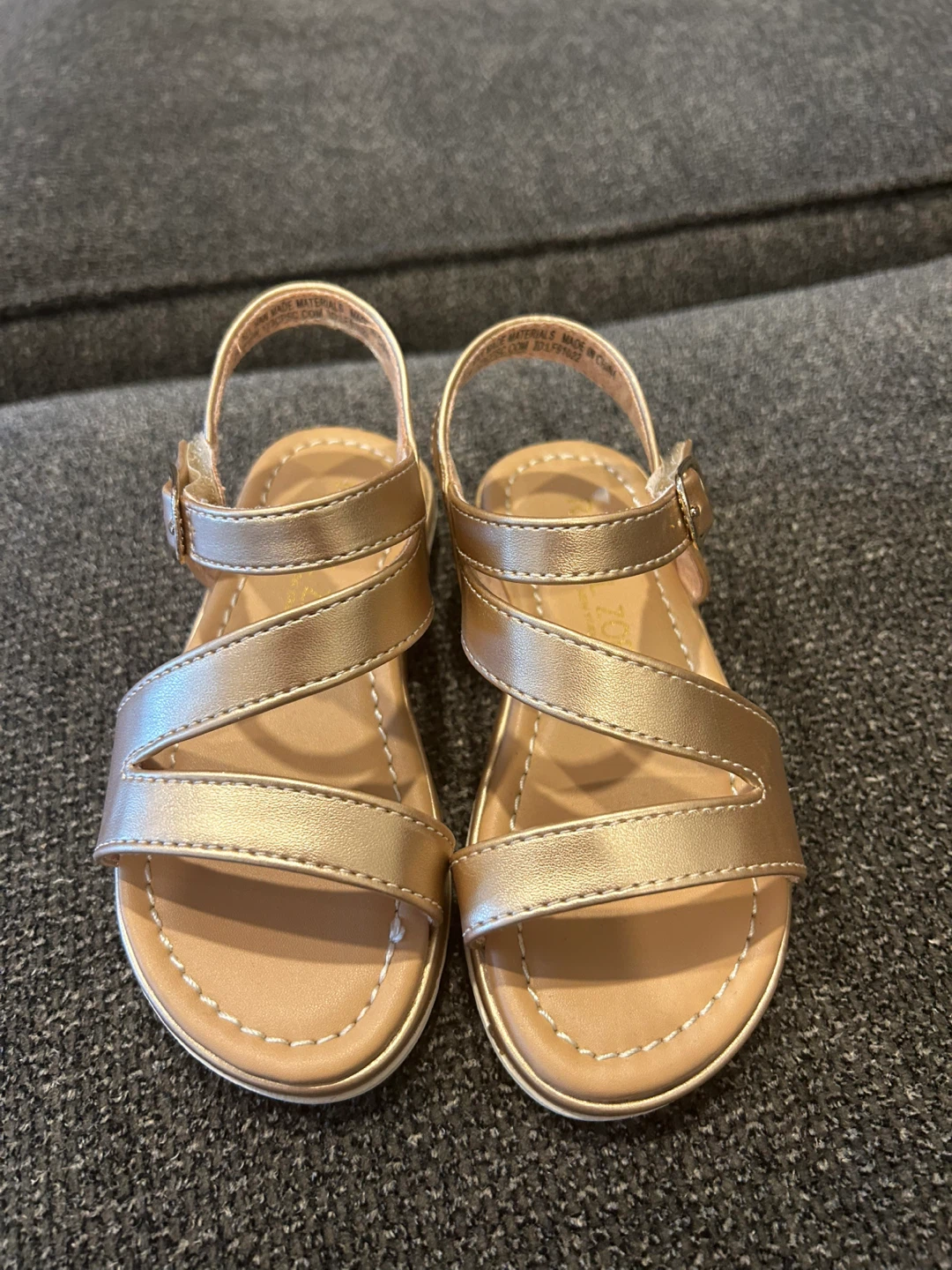 NEW Toddler - Rachel Zoe Gold Sandals Size 8