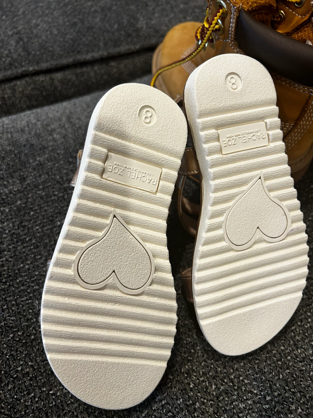 NEW Toddler - Rachel Zoe Gold Sandals Size 8 - photo 2
