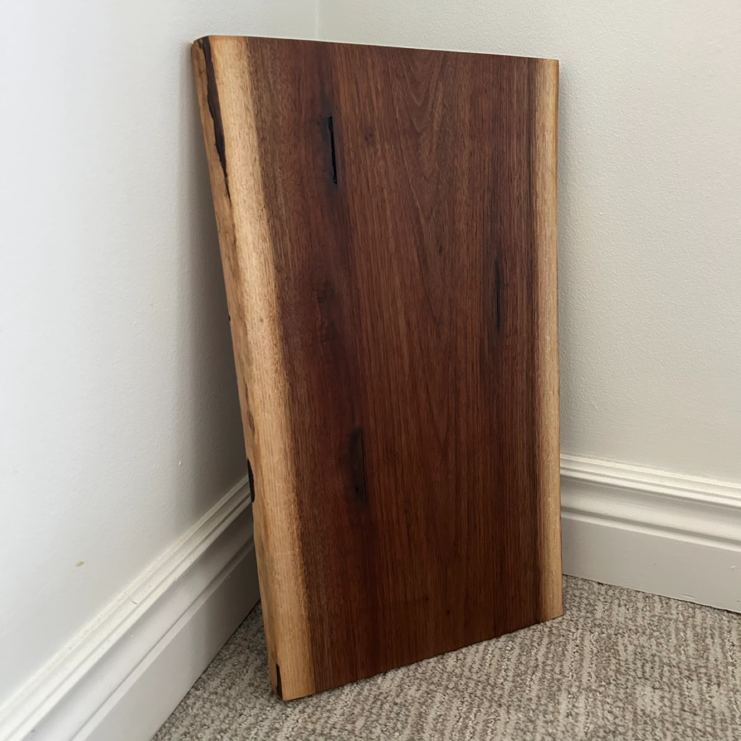Live Edge Walnut Cutting Board
