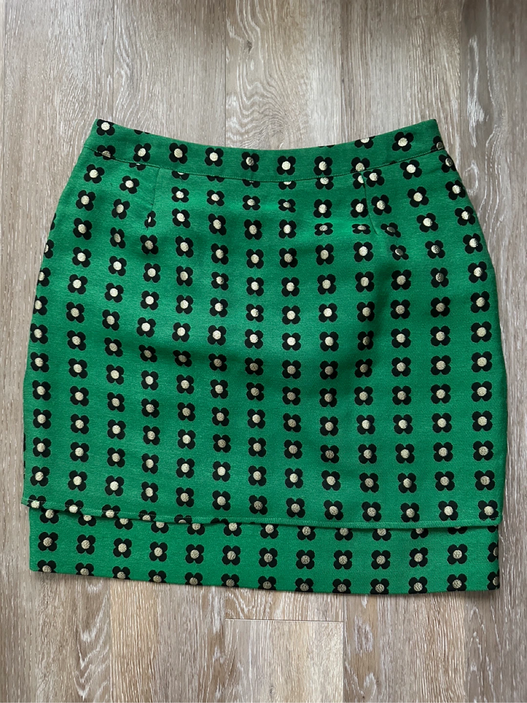 Antropologie HD in Paris Green Floral Mini Skirt - photo 3