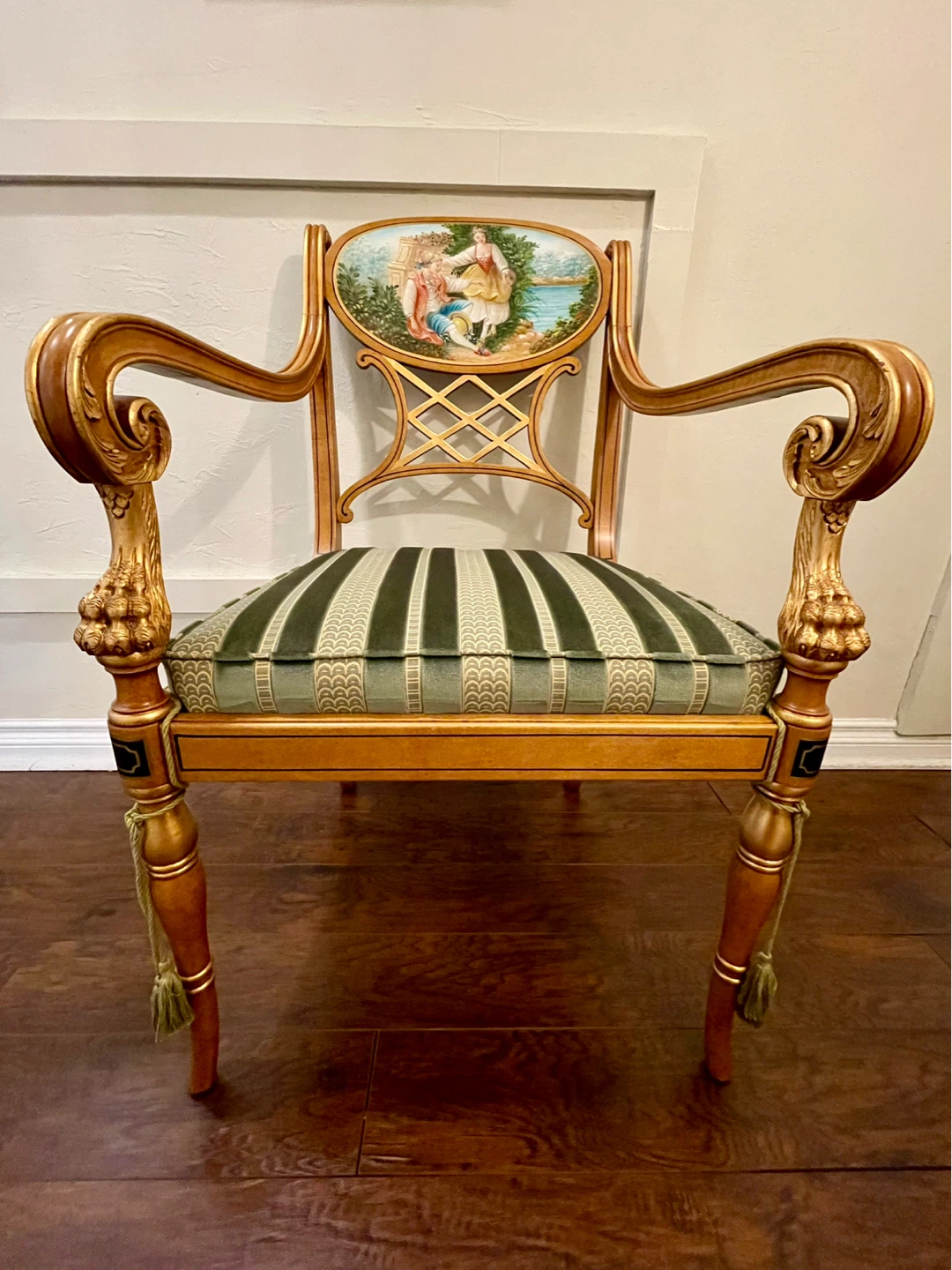 Italian hand painted neoclassical