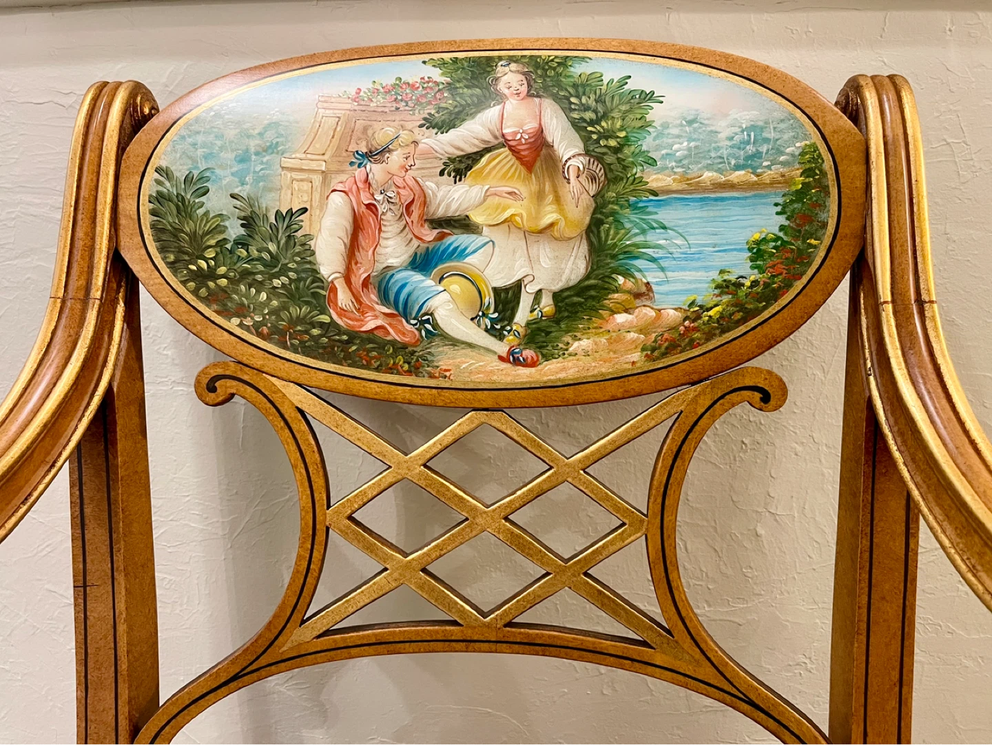 Italian hand painted neoclassical - photo 2