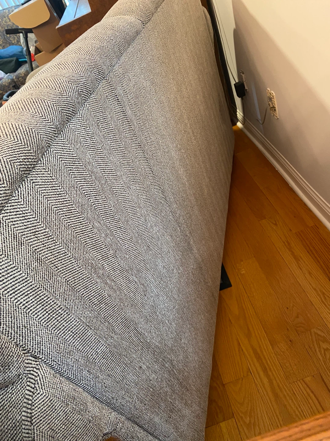 Two-Seater Sofa - Herringbone Pattern - photo 3