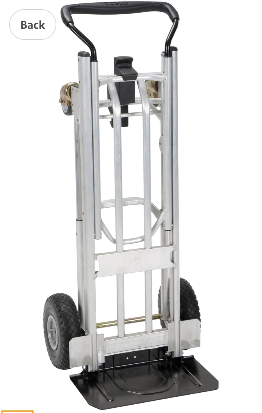 COSCO 4-in-1 Folding Series Hand Truck with Flat-Free Wheels - photo 2