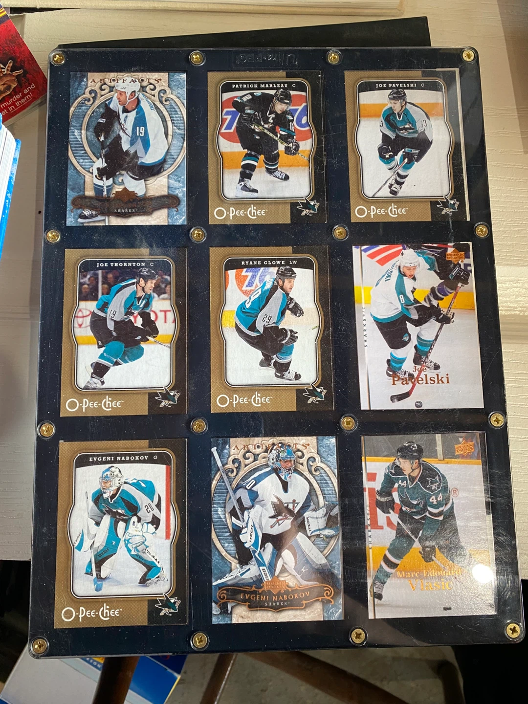 San Jose Sharks Hockey Cards Collection