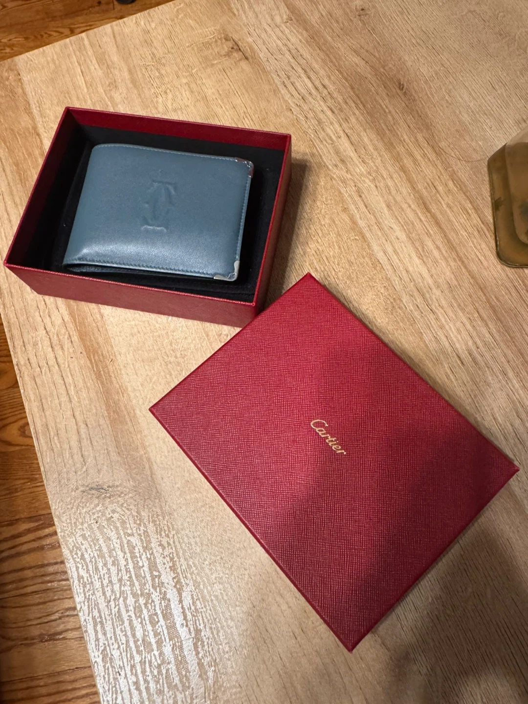 Cartier Bi-fold Wallet - Calfskin Leather