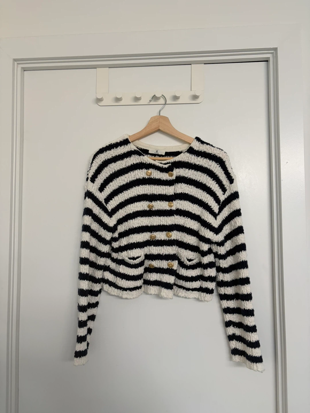 ELBORN Striped Cotton Cardigan - photo 3