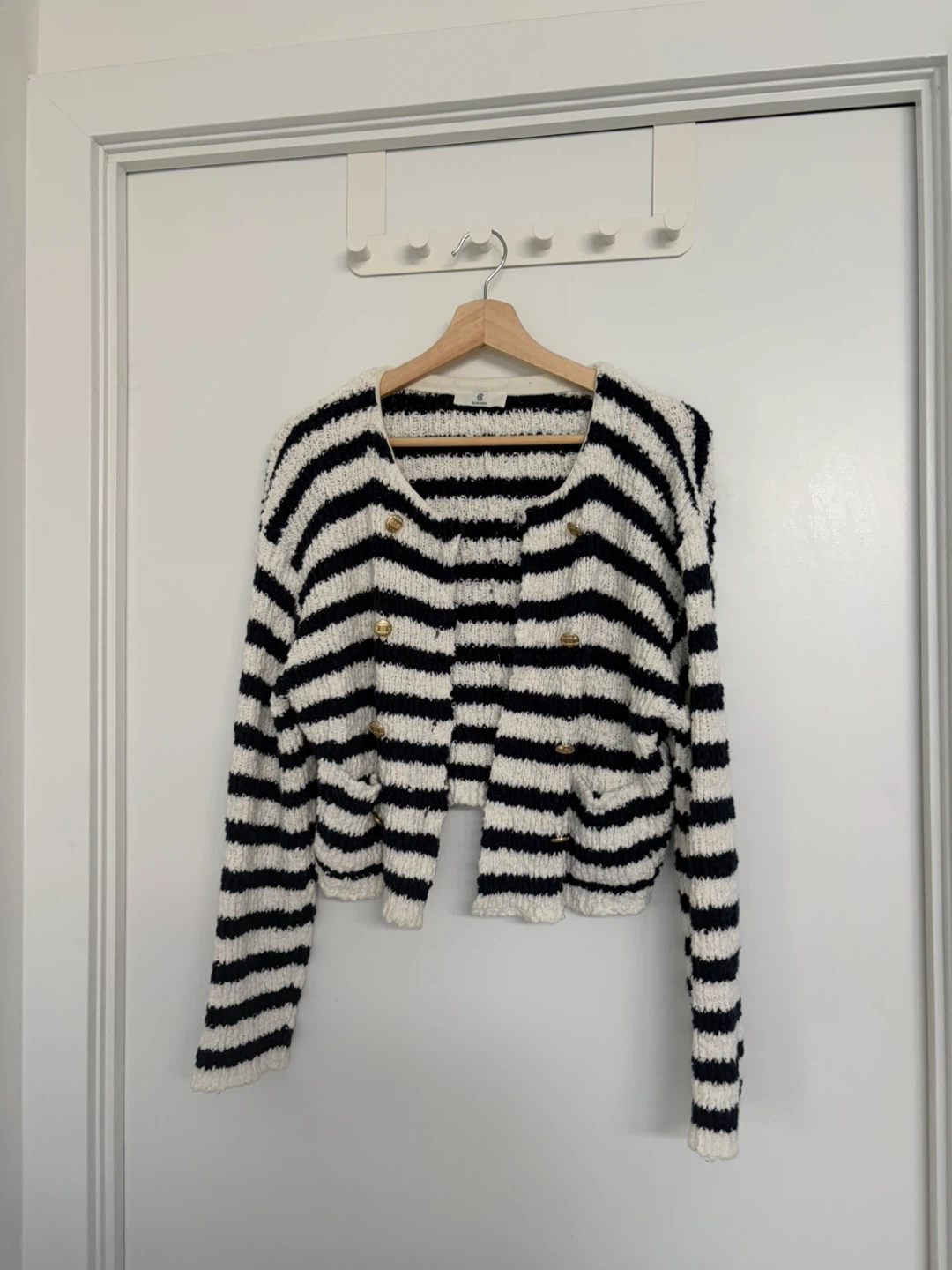 ELBORN Striped Cotton Cardigan - photo 5