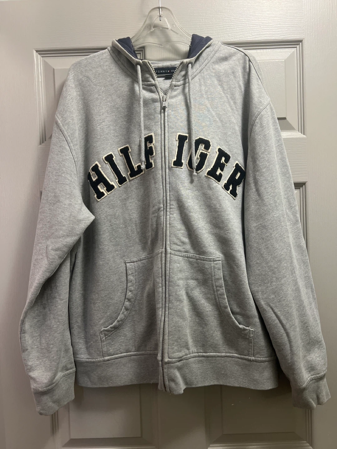 Moving Sale -,Tommy Hilfiger Grey Hoodie
