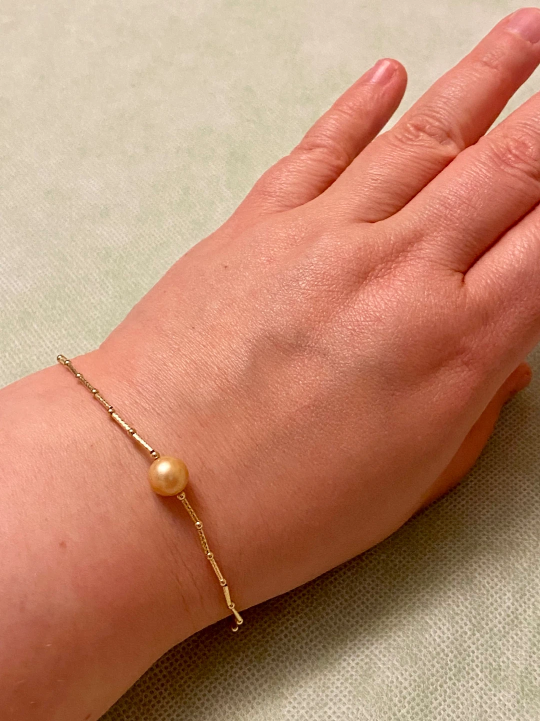 750  Gold Bracelet with South Sea  Pearl - photo 3