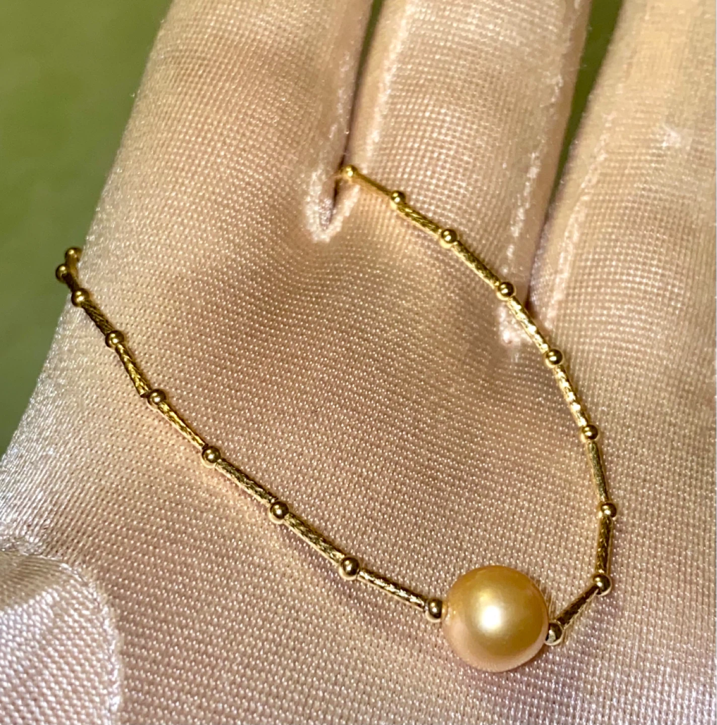 750  Gold Bracelet with South Sea  Pearl - photo 2