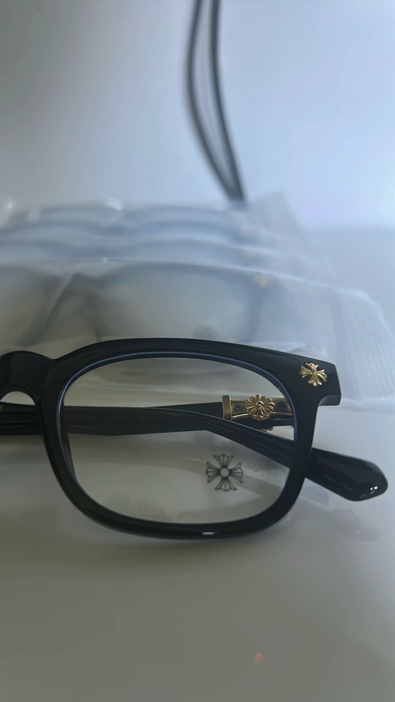 Chrome Hearts Glasses (Black / Gold) - photo 2