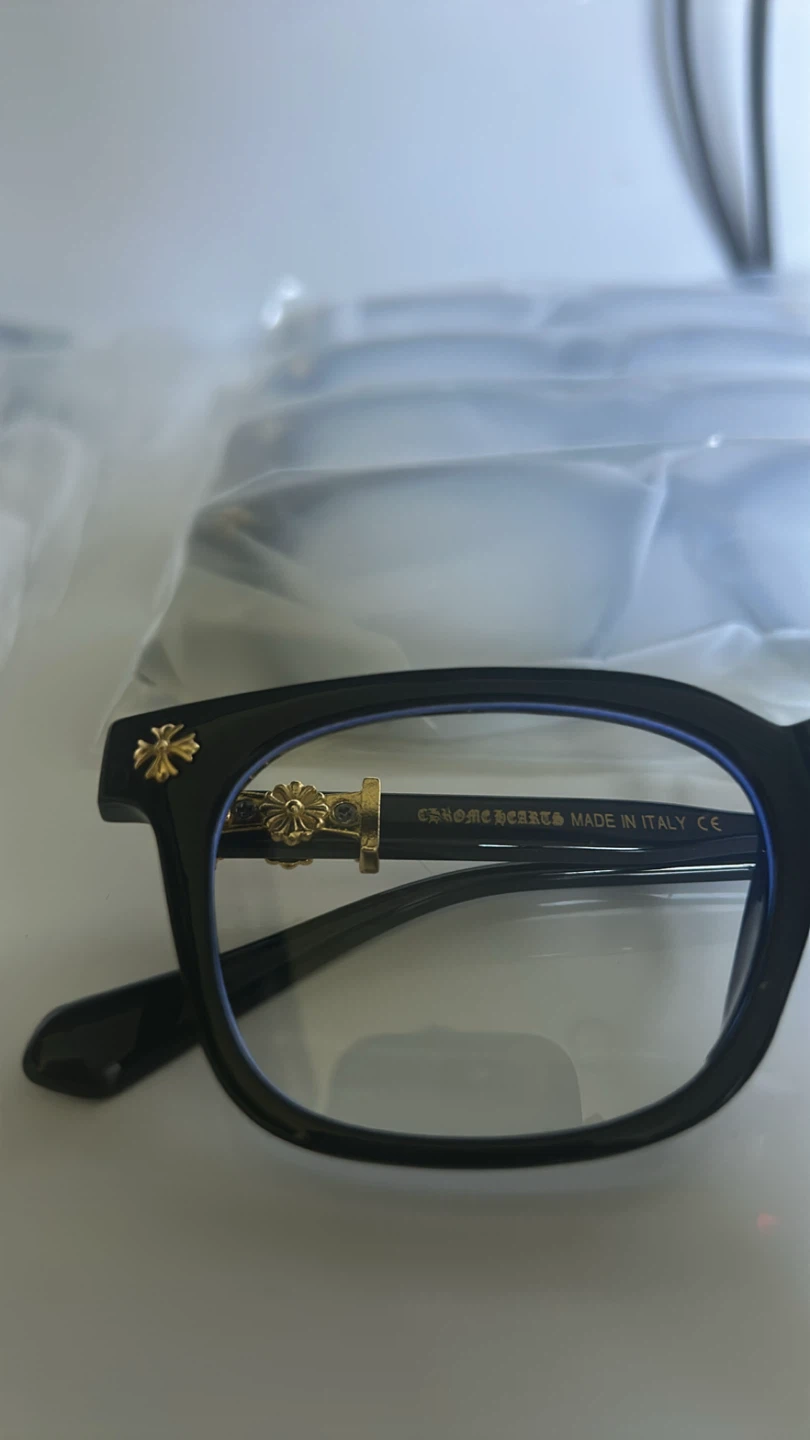 Chrome Hearts Glasses (Black / Gold) - photo 3