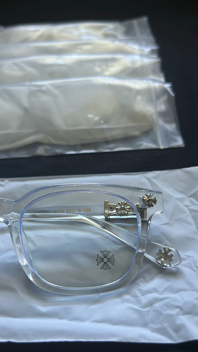 Chrome Hearts Glasses (Clear / Silver) - photo 2
