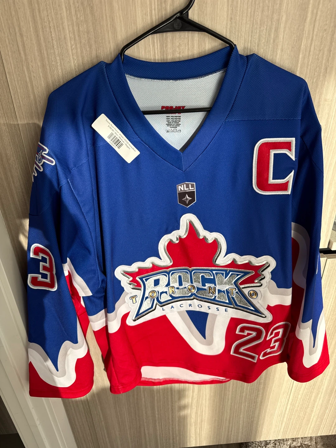 Toronto Rock Lacrosse Jersey Size Medium