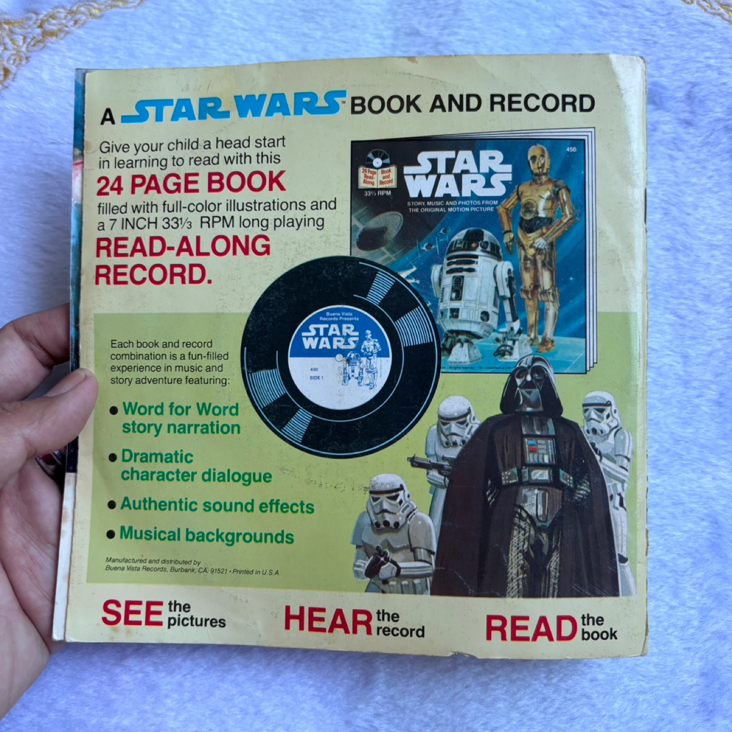 Star Wars Planet of the Hoojibs Read-Along Book and Record - photo 3