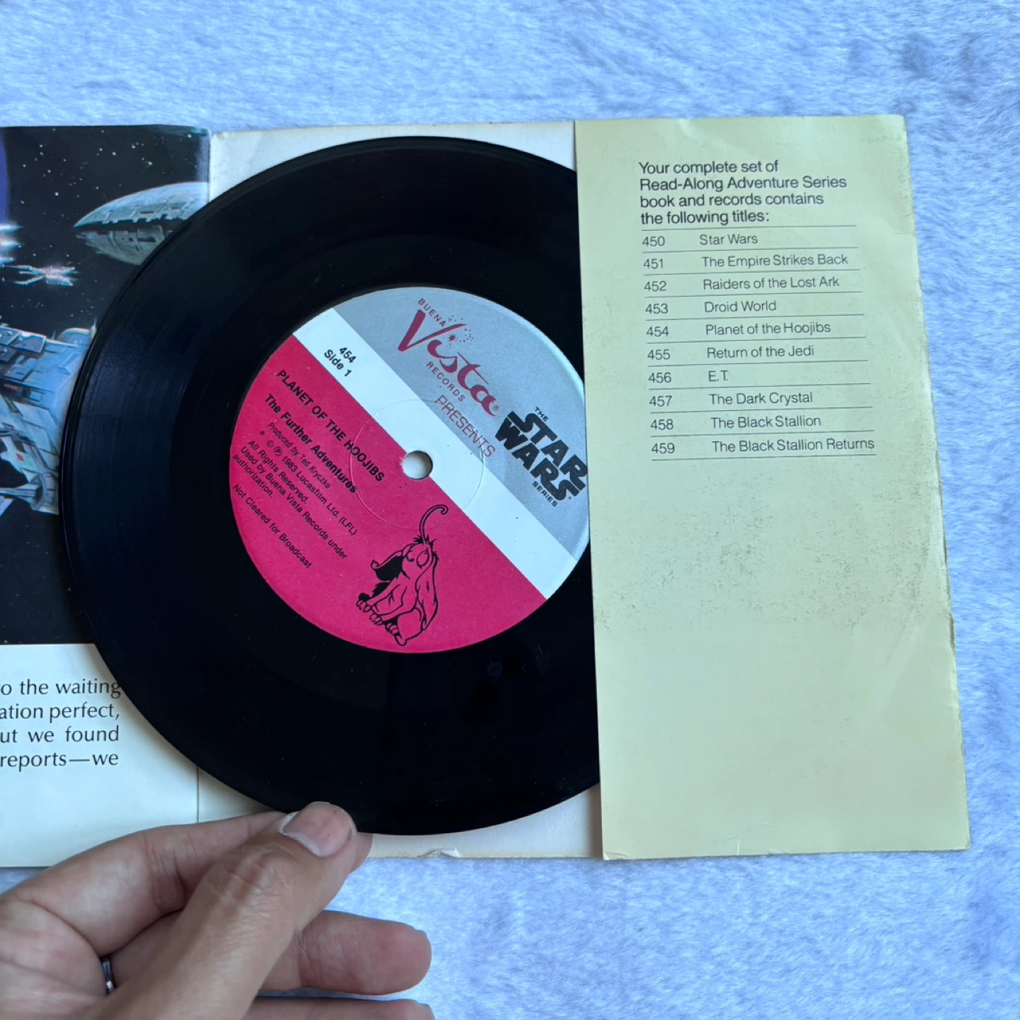 Star Wars Planet of the Hoojibs Read-Along Book and Record - photo 2