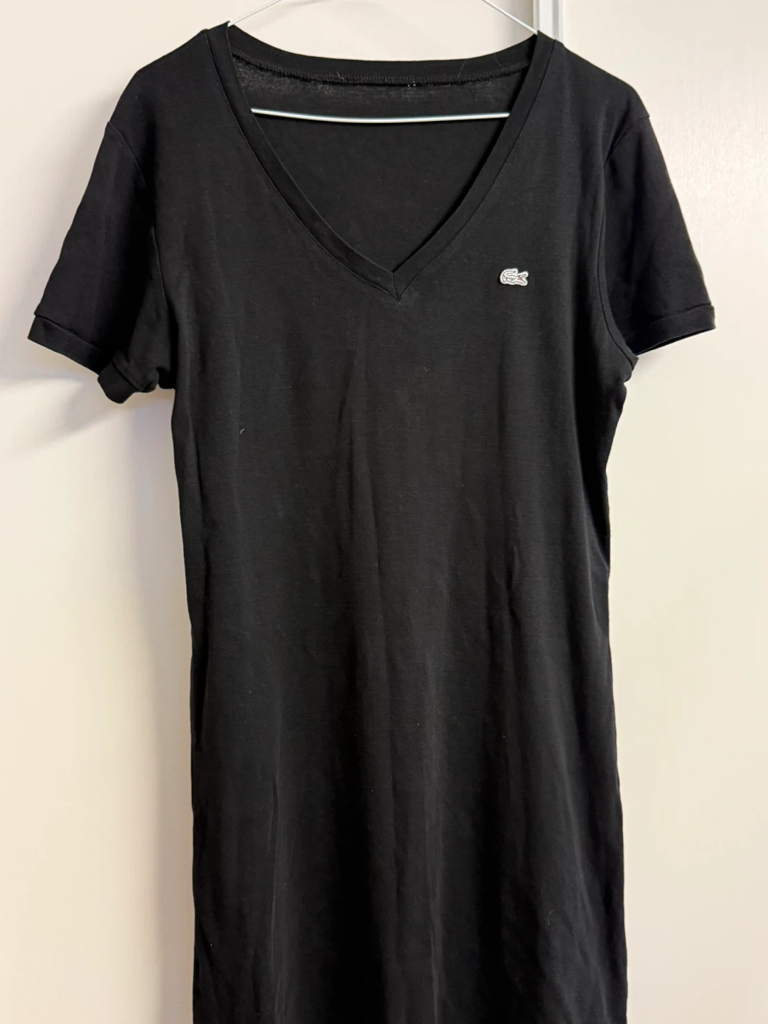 Lacoste V-Neck T-Shirt Dress