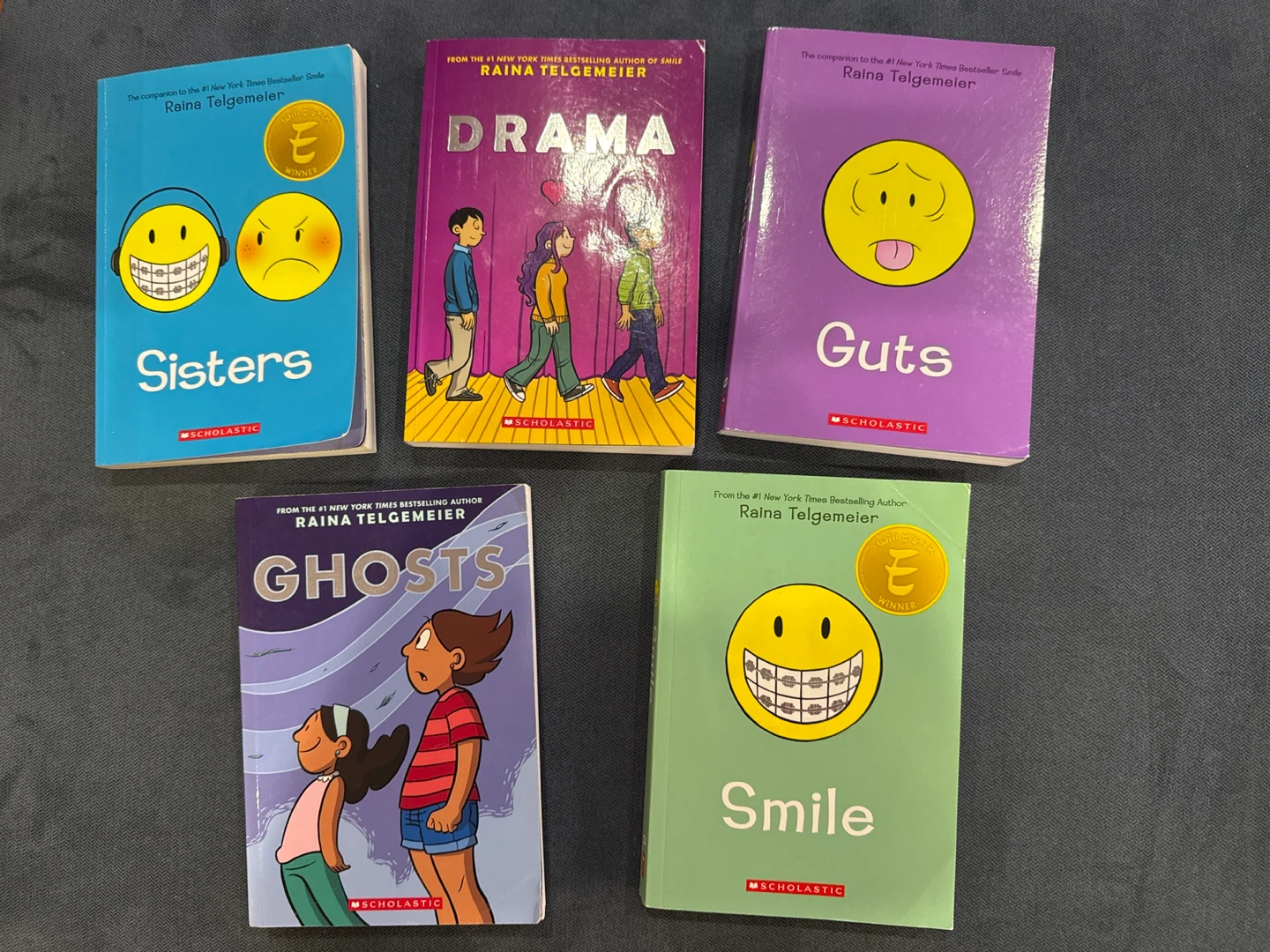 5 Raina Telgemeier Graphic Novels