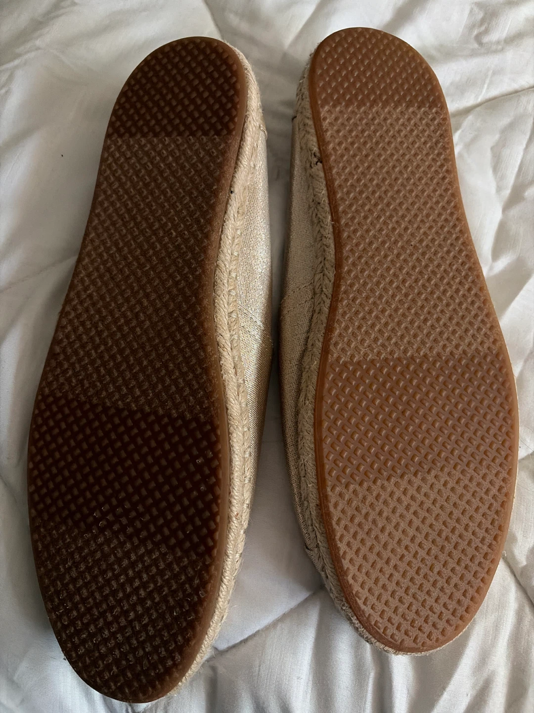 TOMS Women's Gold Espadrille Flats size 12 ⚽️ - photo 2