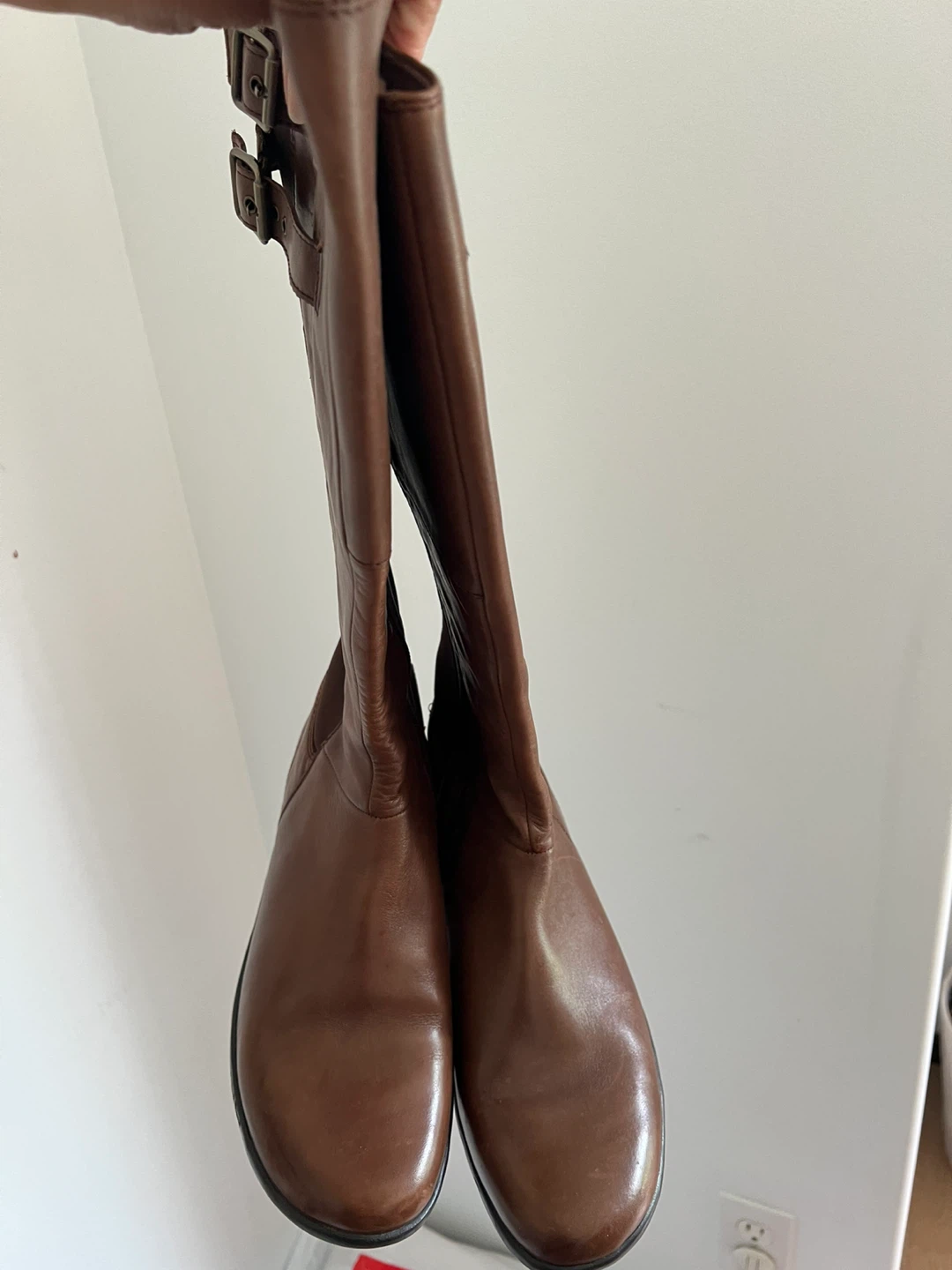 Cobb Hill Brown Leather Buckle Boots - photo 3