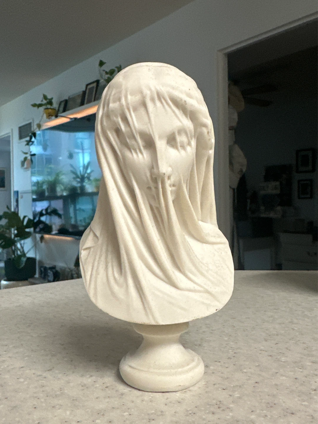White Veiled Bust Figurine - photo 2