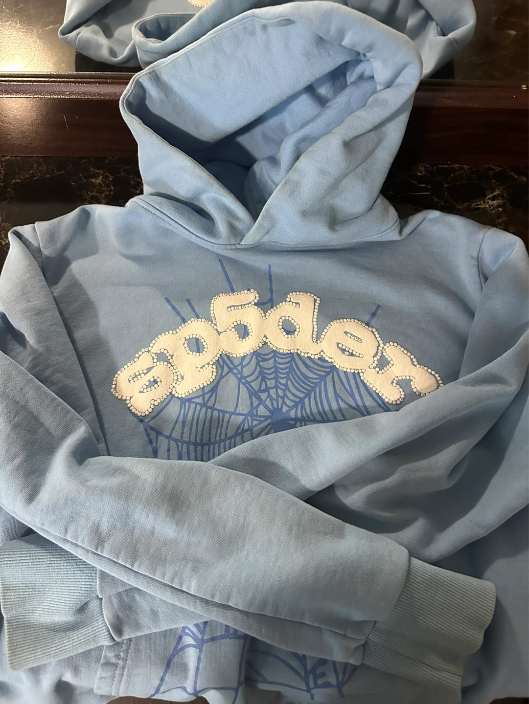 SP5DER Hoodie Light Blue - photo 3