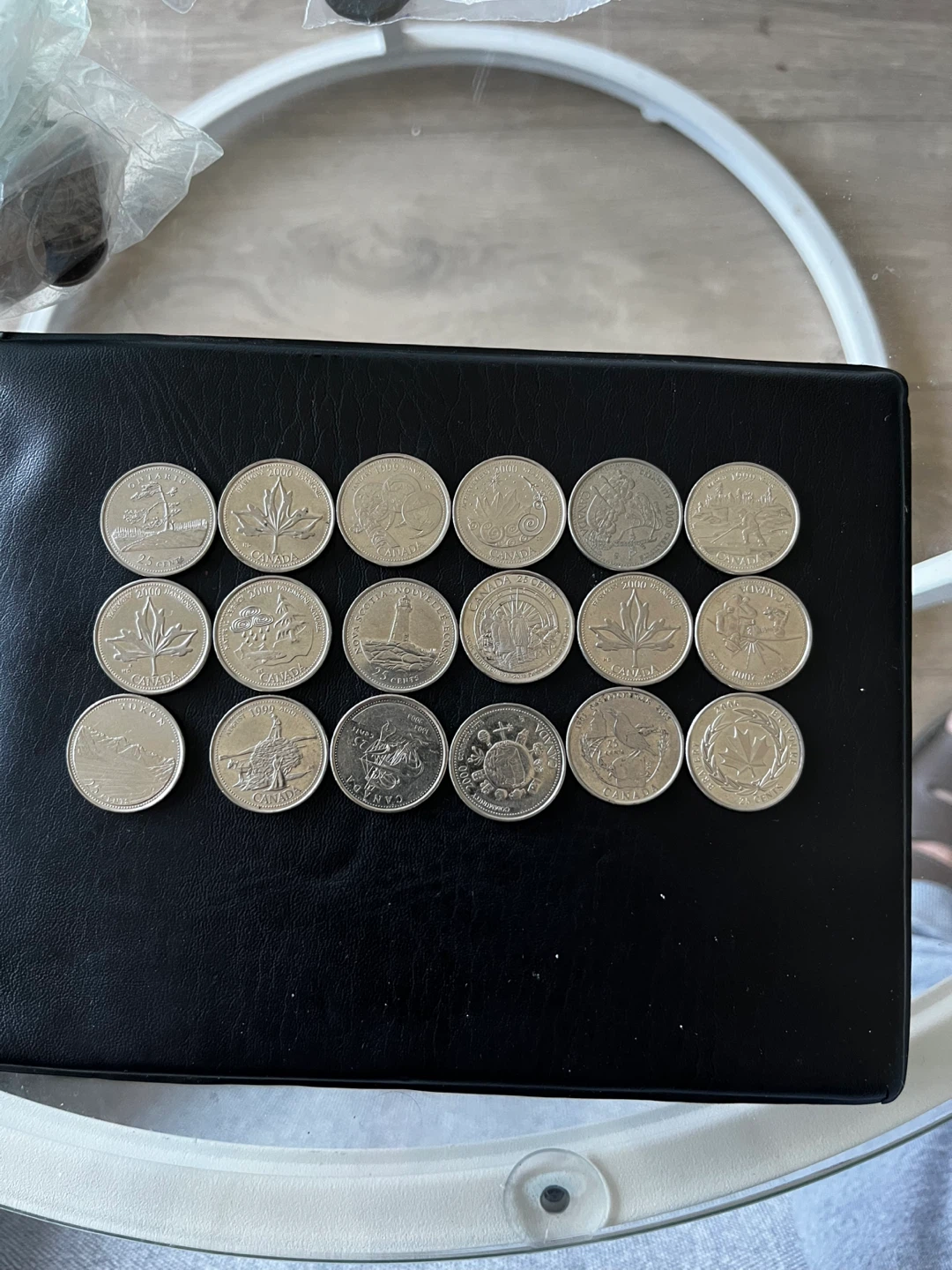 Collection of Canadian Quarters