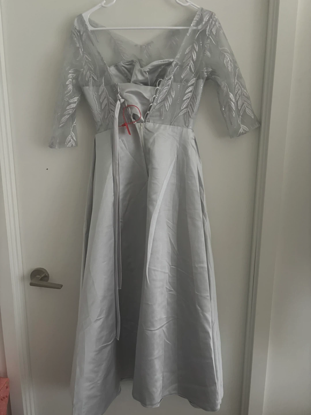 NWT Silver Grey Bridesmaid / Wedding Guest Dress - Size S - photo 4