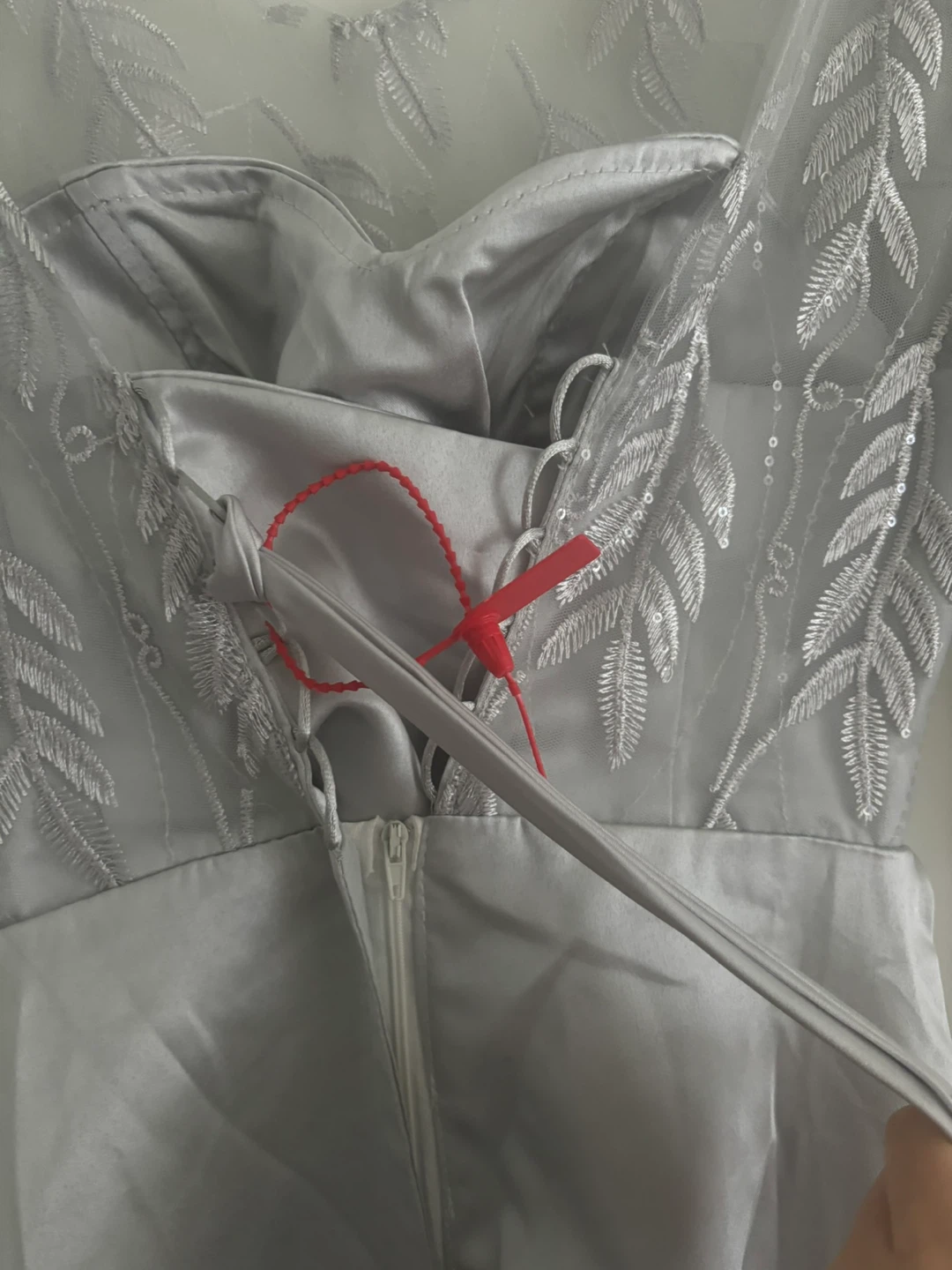 NWT Silver Grey Bridesmaid / Wedding Guest Dress - Size S - photo 5
