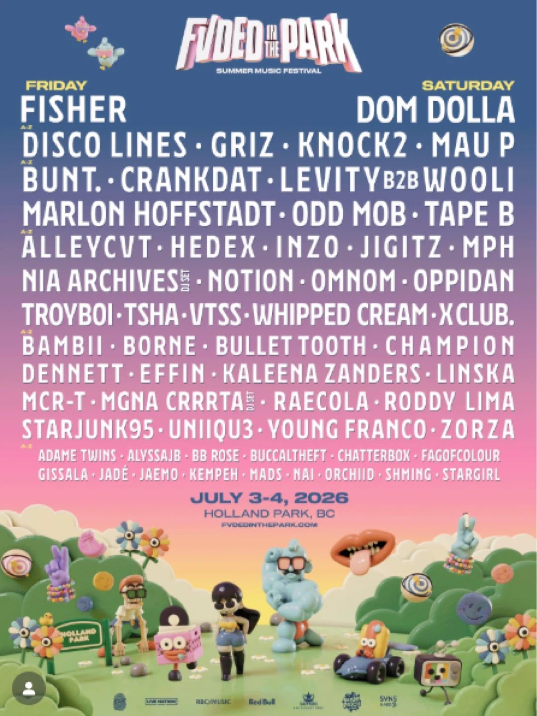 Faded in the Park Music Festival Ticket