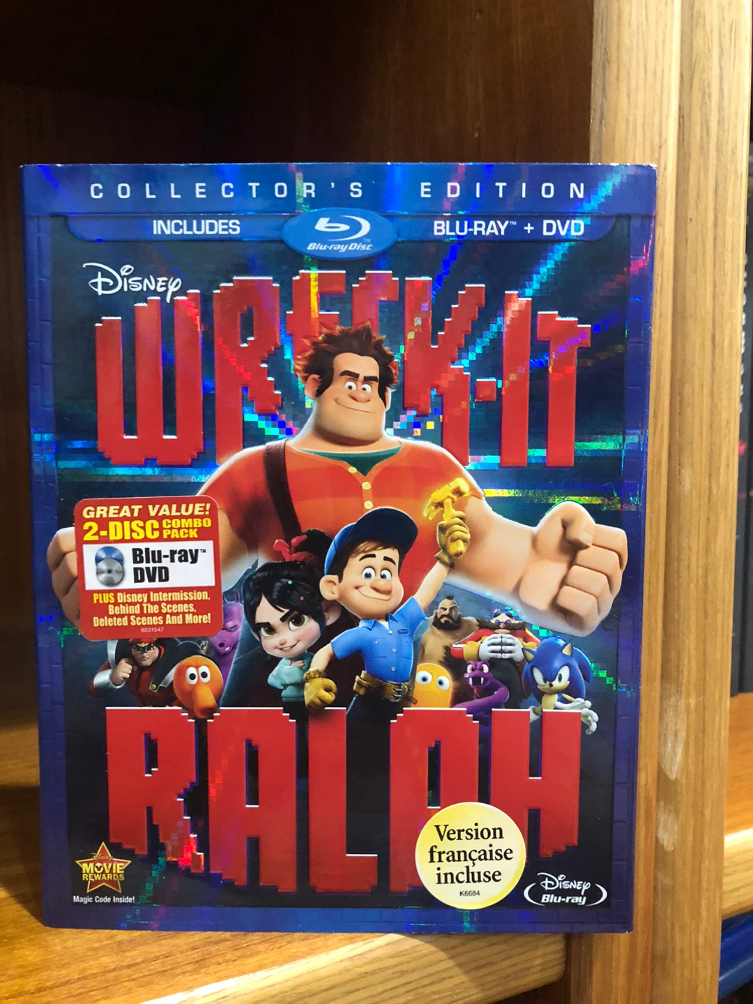 Wreck-It Ralph Collector's Edition Blu-ray + DVD ⚽️