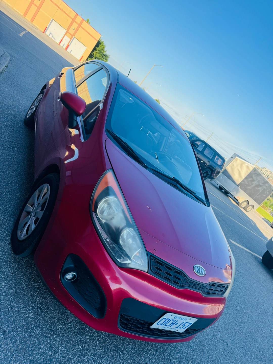 2012 Red Kia Rio Sport ( LOW KM ) - photo 2