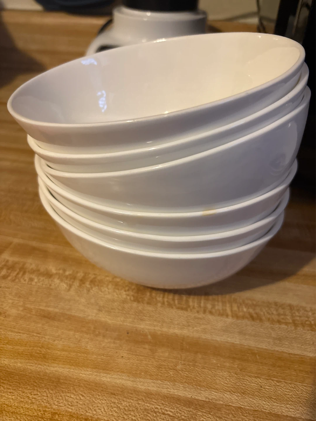 Set of 6 White Ceramic Bowls⚽️ - photo 2