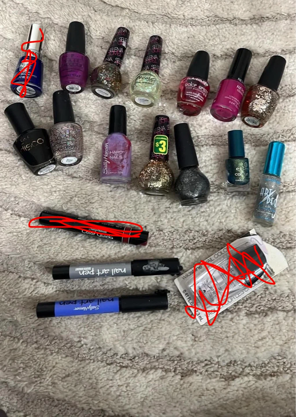 $1 ea Assorted Nail Polishes and Art Pens