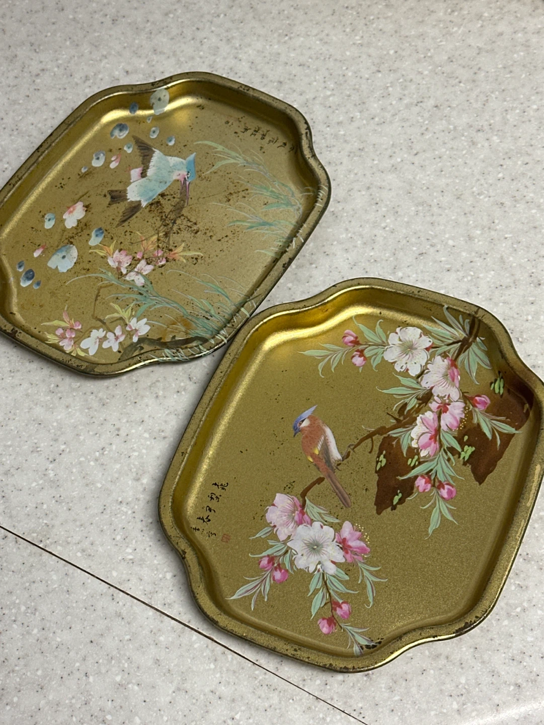 Elite Trays Metal Serving Trays (Set of 2) - Made in England - photo 2