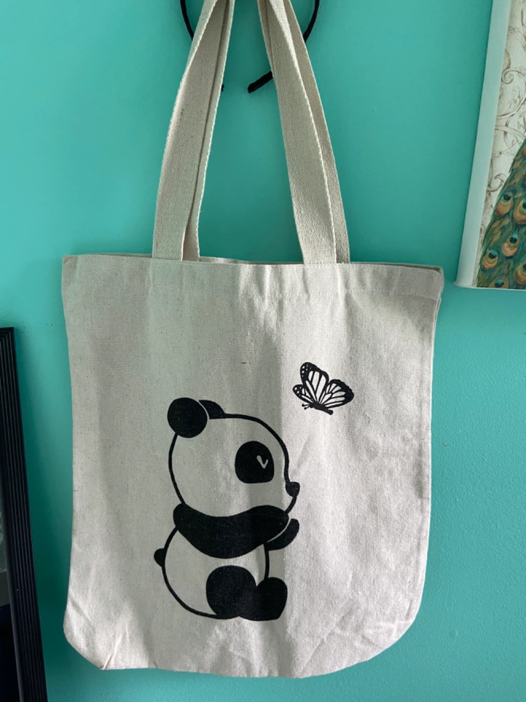 Panda tote bag