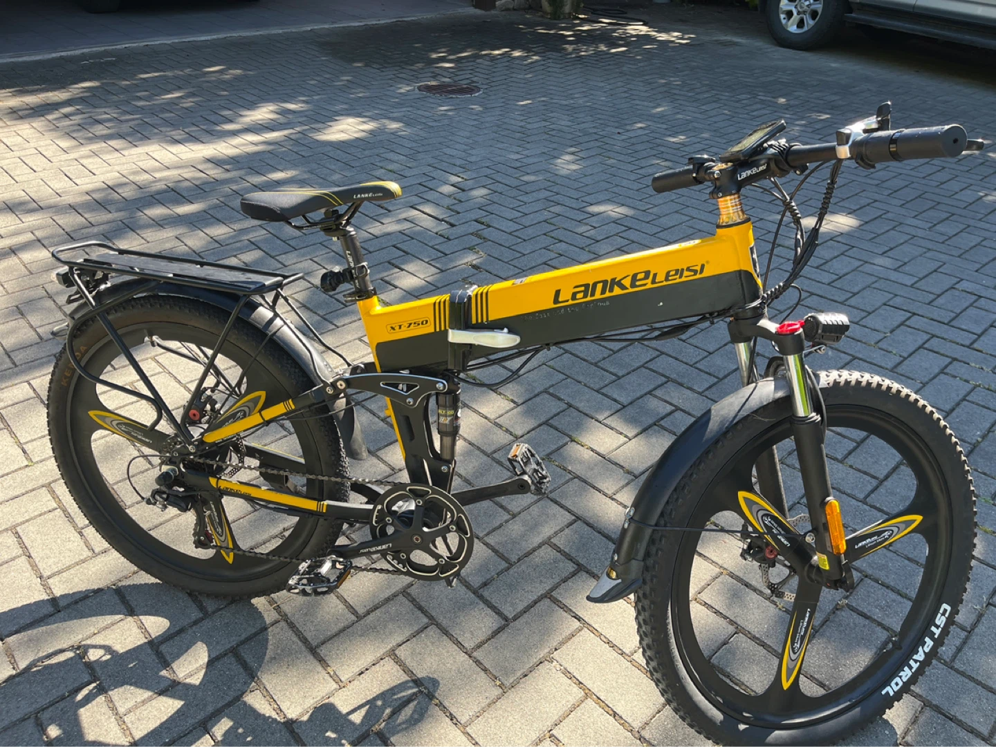 LankeLeisi XT-750 Folding Fat Tire Electric Bike - photo 2