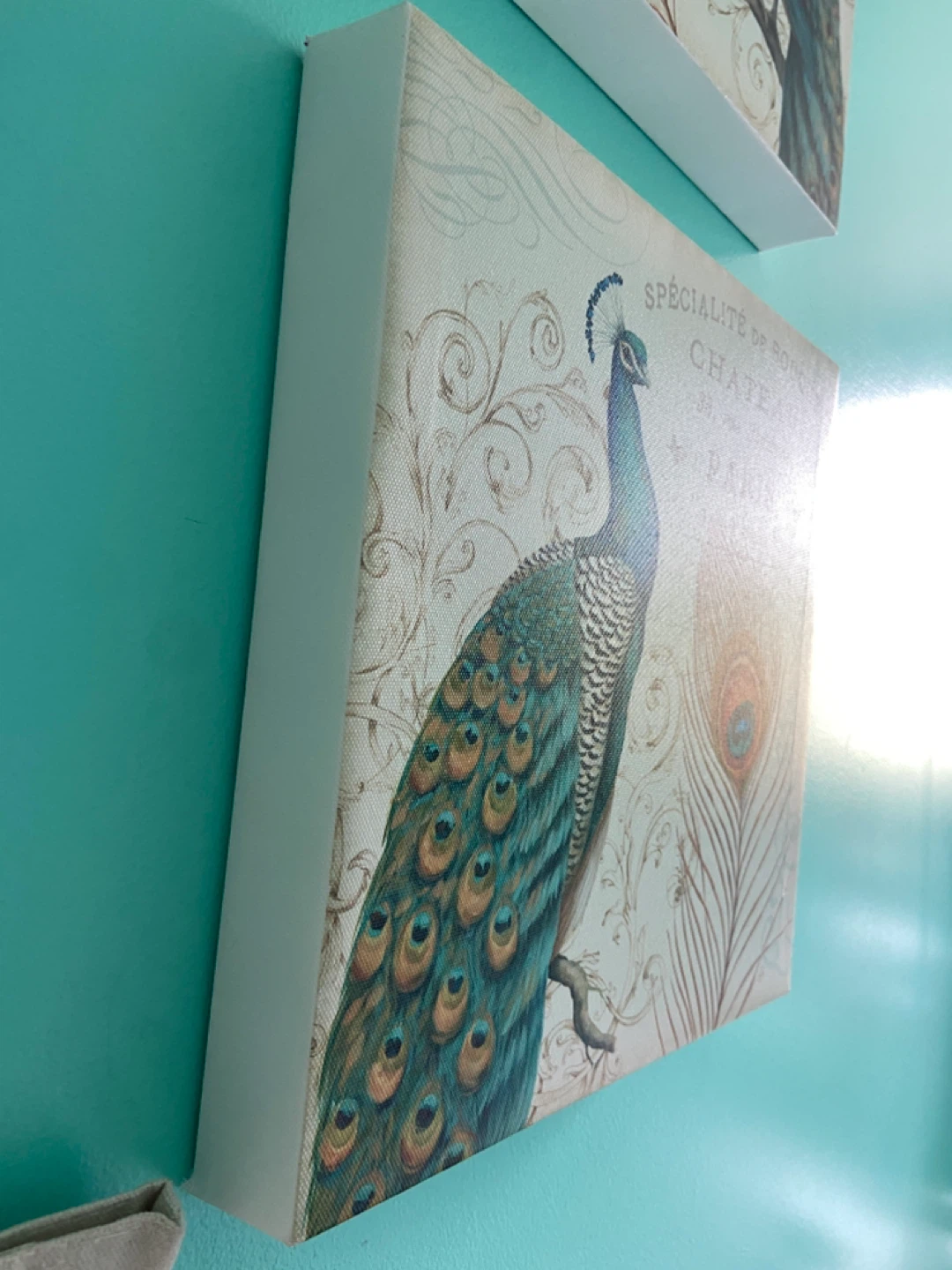 Peacock canvas decor - photo 2