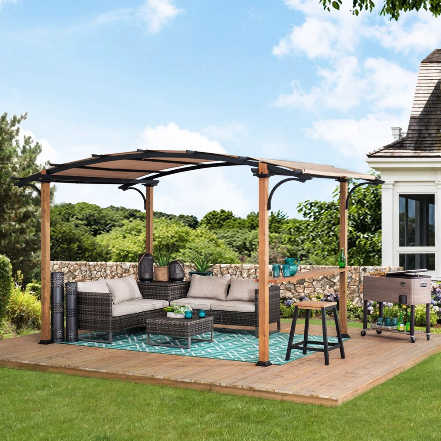 Pergola with Canopy