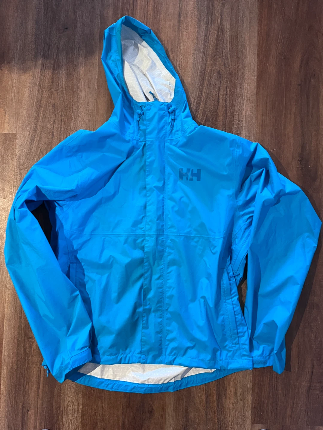 Helly Hansen Blue Rain Jacket Size L/G