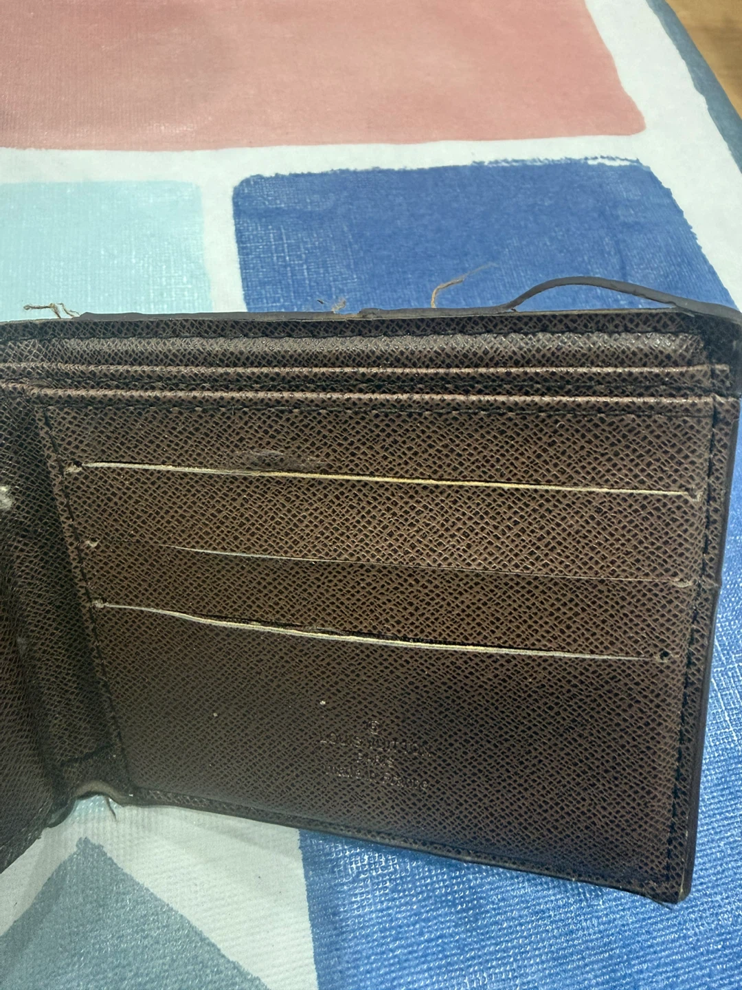 Louis Vuitton Bifold Wallet - Damier Ebene - photo 5