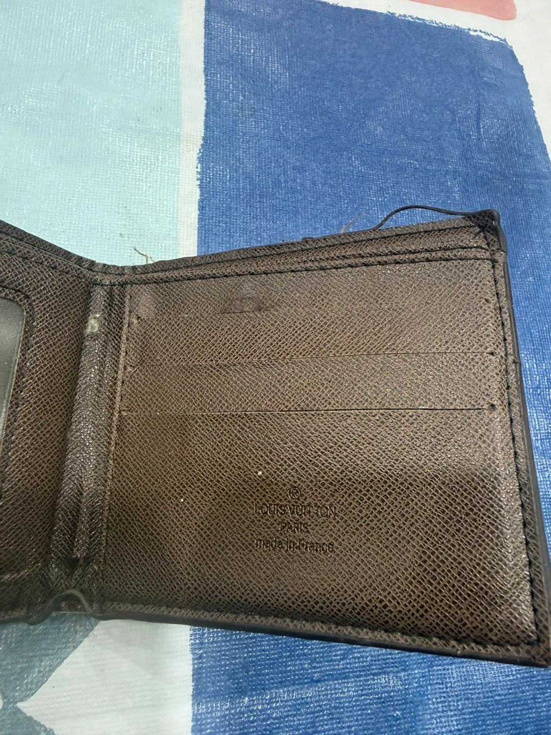 Louis Vuitton Bifold Wallet - Damier Ebene - photo 3